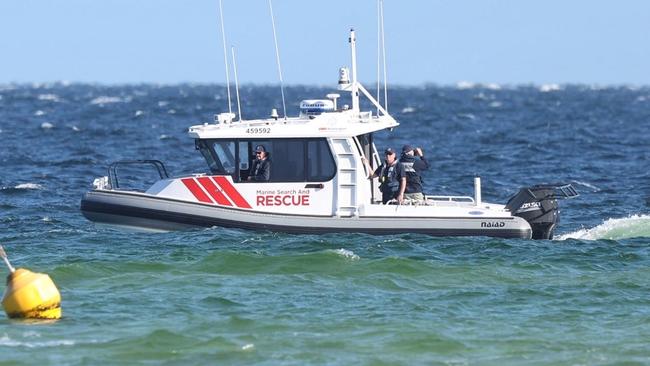 The teens took inflatable paddle boards out on the water. Picture: Mark Stewart