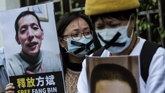 Fang Bin filmed inside a Wuhan hospital at the start of the Covid-19 pandemic and then disappeared. He hasn’t been seen since. Picture: AFP