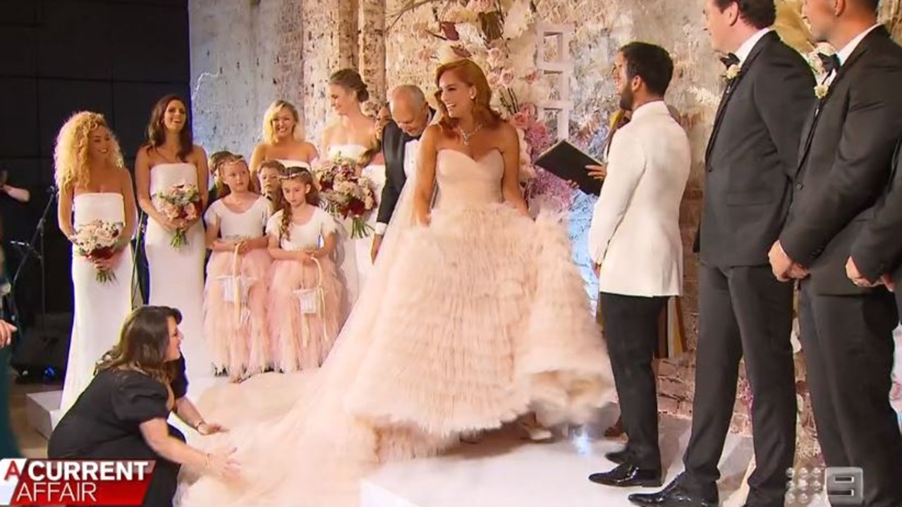 MAFS’ Jules and Cam gave ACA a front-row seat. Picture: Channel 9.