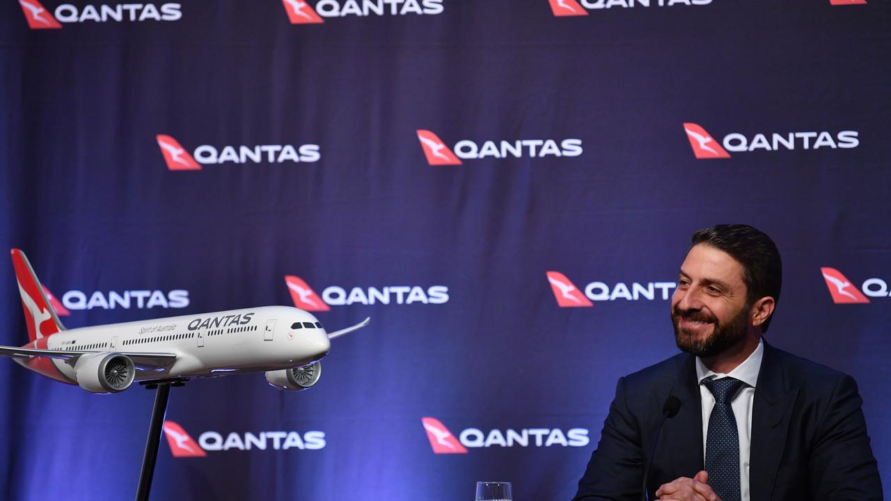 Tino La Spina during his days as Qantas chief financial officer. Picture: AAP Image