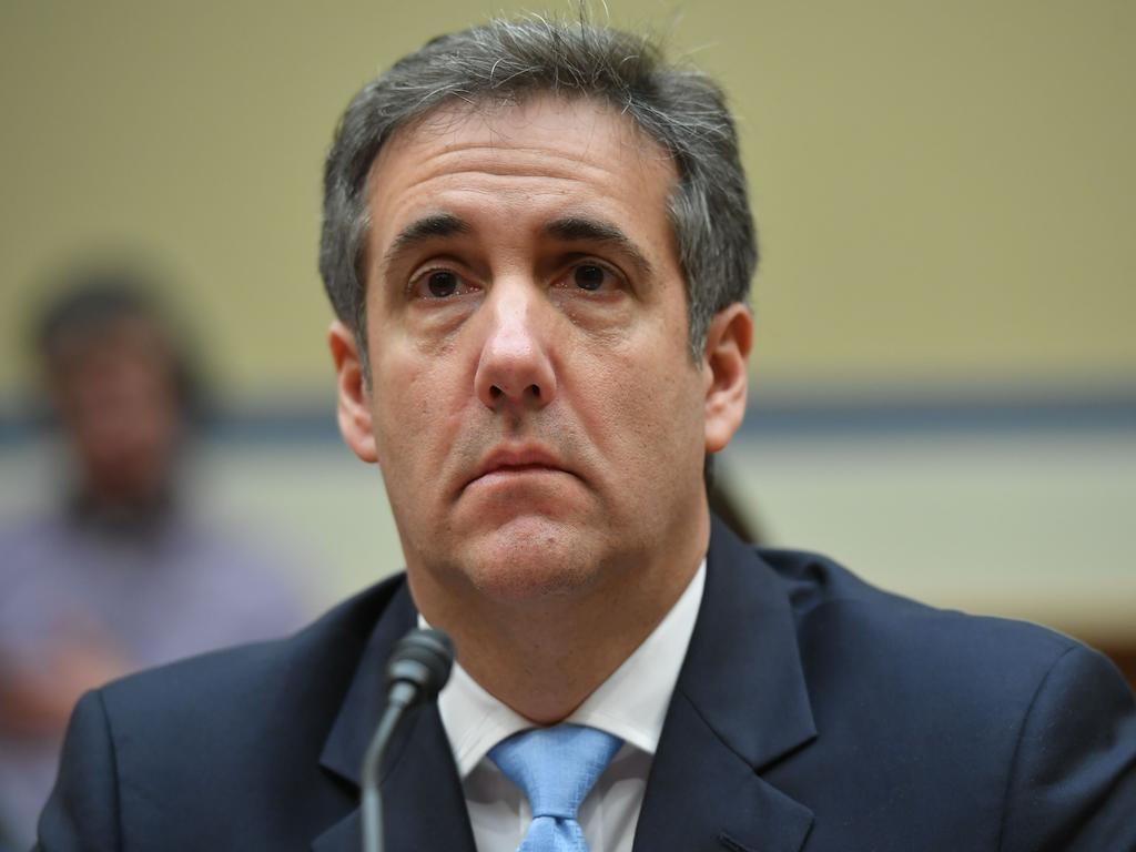 Michael Cohen, US President Donald Trump's former personal lawyer, testifies before the House Oversight and Reform Committee on February 27, 2019. Picture: AFP