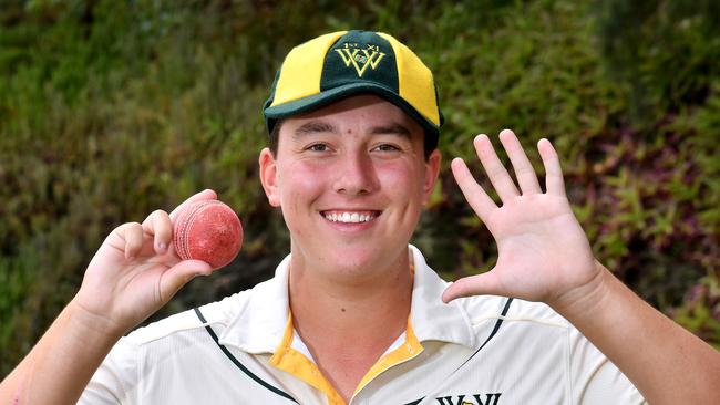 Villanova bowler Ben Fingland took five wickets. Picture, John Gass