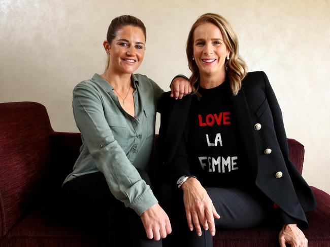 Melbourne Cup winning jockey Michelle Payne and director Rachel Griffiths promote the film <i>Ride Like a Girl</i> about Michelle becoming the first female jockey to win the Melbourne Cup.