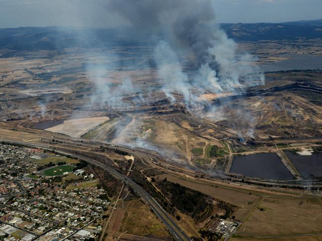 A 2014 fire at the Hazelwood power station smouldered for weeks