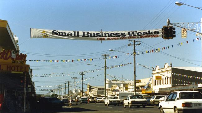 A quieter time - Bourbong Street, June 1987. Photo courtesy of Picture Bundaberg