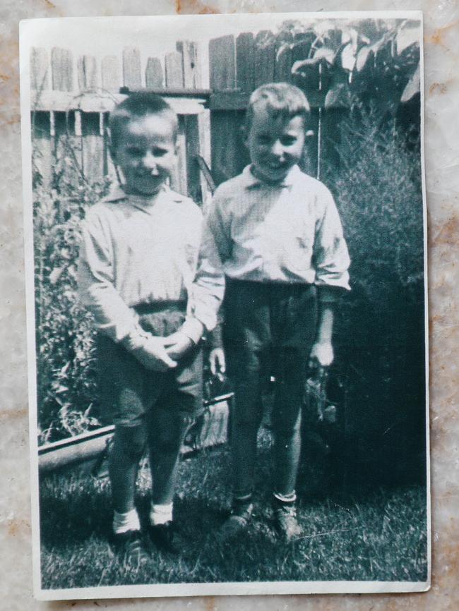 Wayne Iles, four, and his brother Barry.