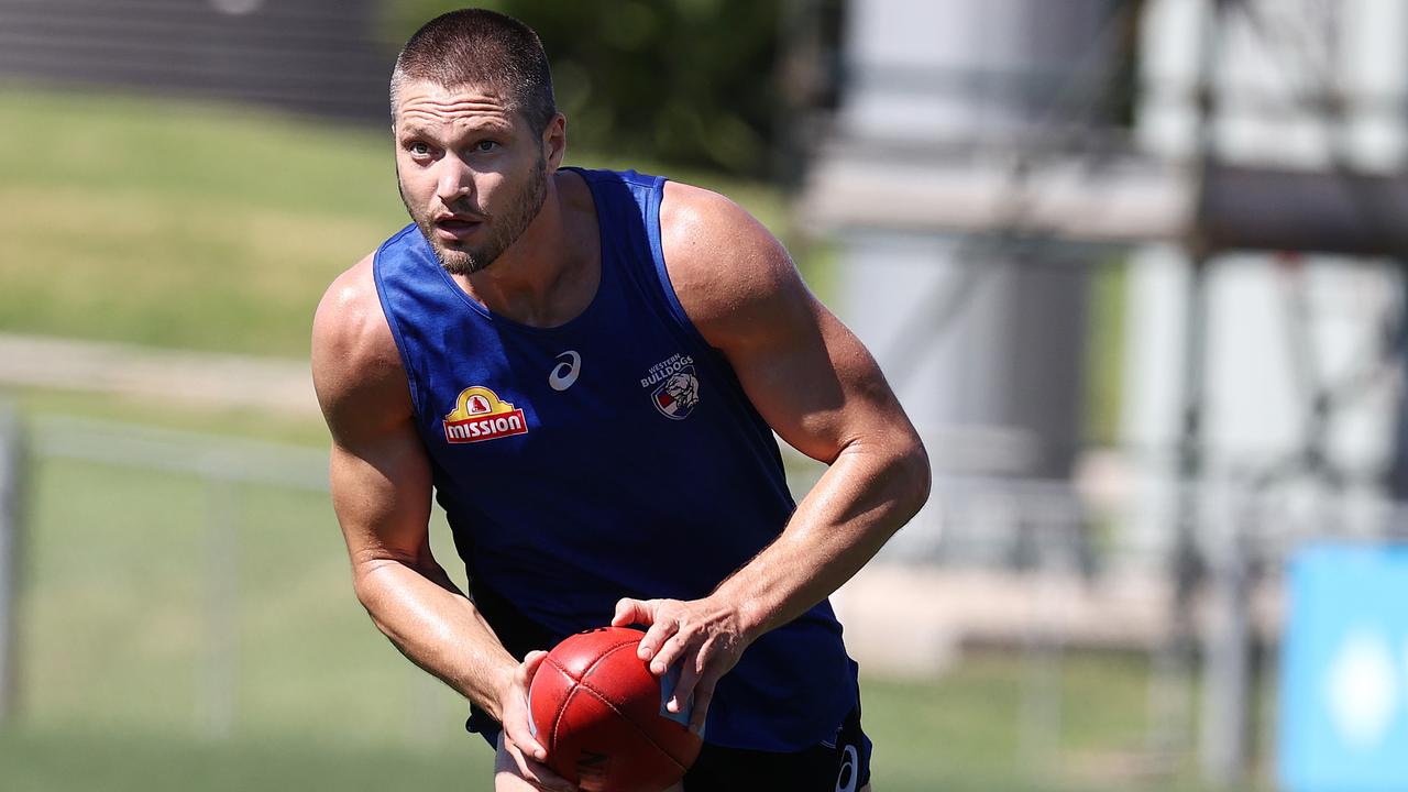 Stefan Martin will hope to hang on to a ruck berth. Picture: Michael Klein