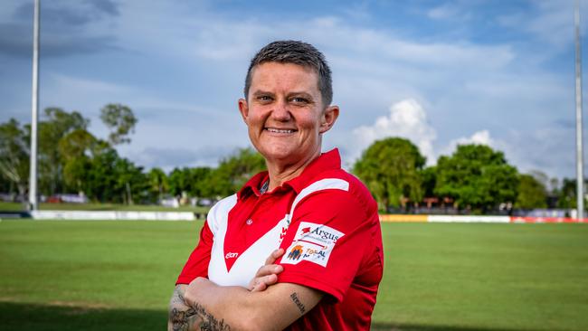 Waratah's Melissa Campbell is shooting for four premierships in a row. Picture: Patch Clapp.