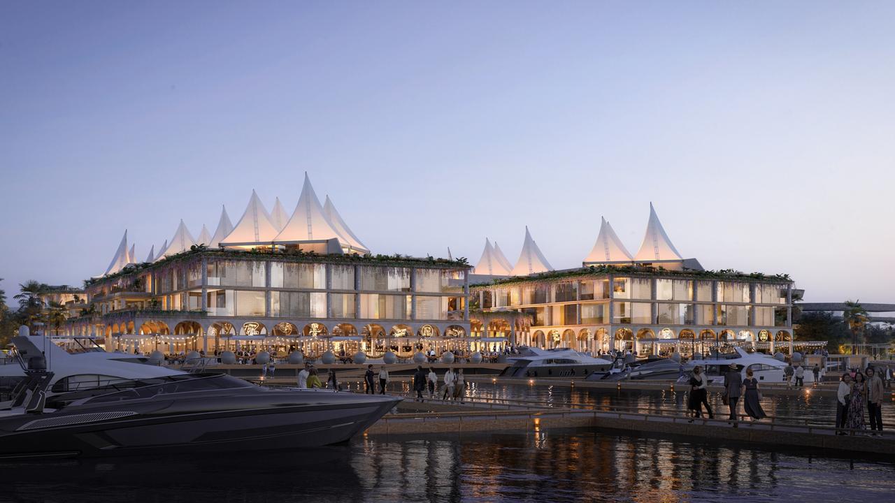 Artist impression of Marina Mirage which will be redeveloped to become part of the Marriott International’s Luxury Collection Resort. Picture: Supplied