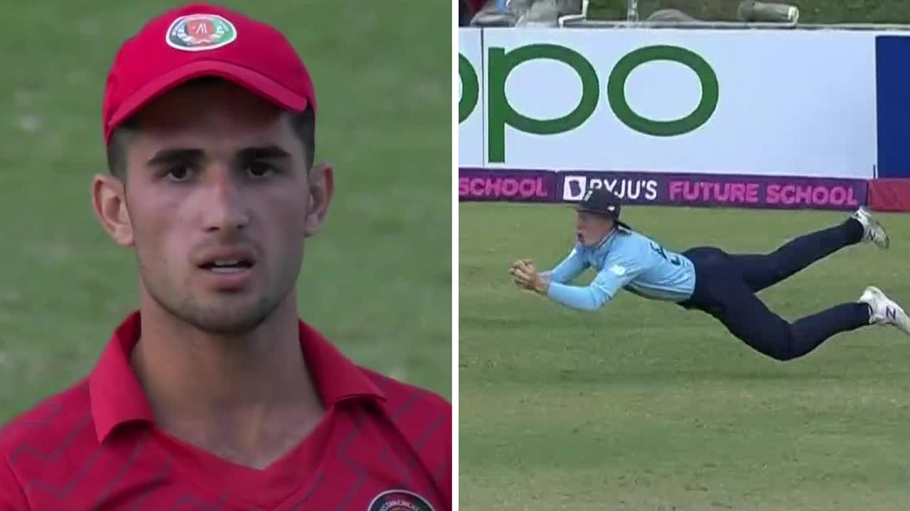Afghanistan and England played out a wild semi final thriller at the Under-19 World Cup.