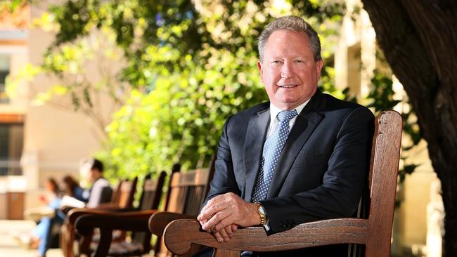 Australian businessman and philanthropist Andrew Forrest. pic Colin Murty