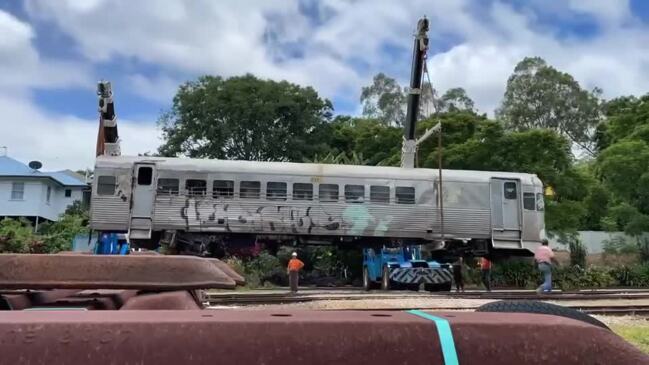 Rail mover arrives at the Atherton-Herberton Historic Railway workshop