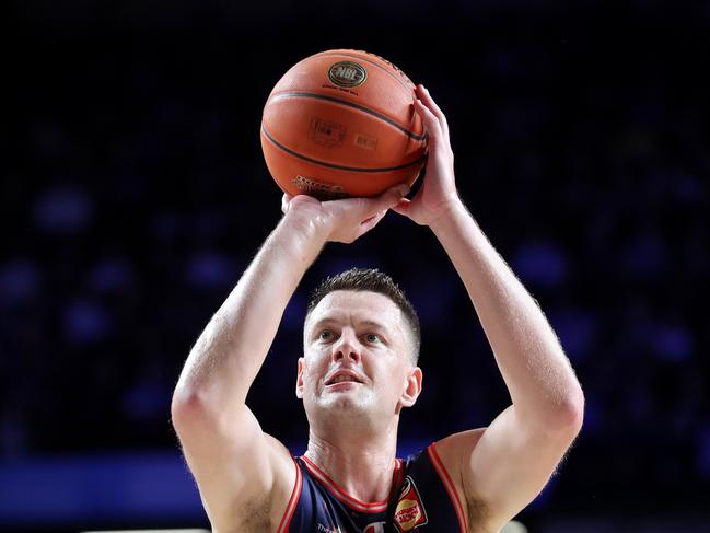 Daniel Johnson playing for the 36ers. Picture: Sarah Reed/Getty Images