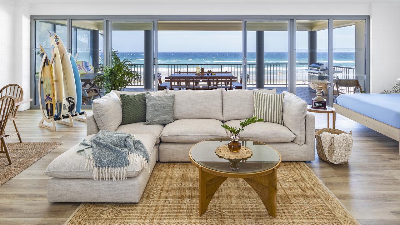 Up to four guests can stay at the place, which has oceanfront views. Picture: Luke Marsden