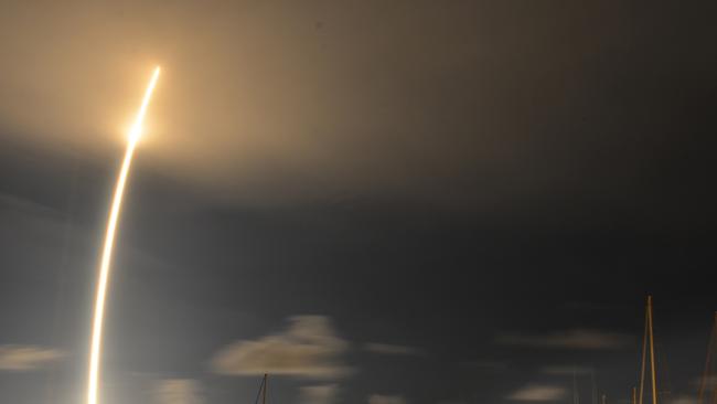 SpaceX's Falcon 9 rocket successfully lifted off from Cape Canaveral Air Force Station in 2012.