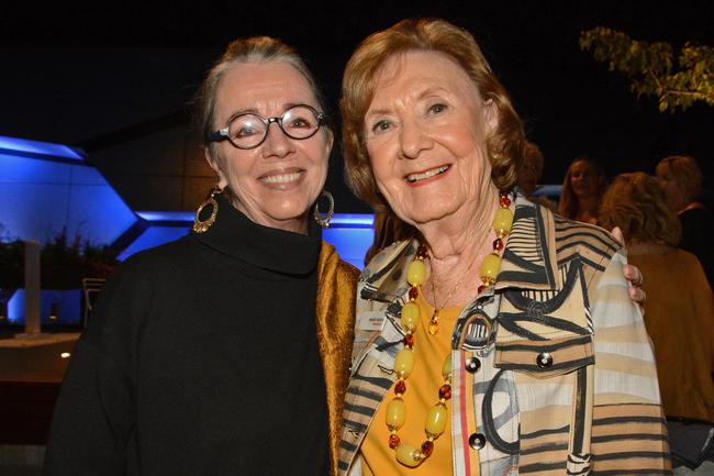 Simone Fraser and Margot Davies at grand opening of HOTA Gallery, Bundall. Picture: Regina King