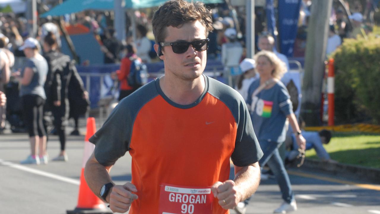 Christopher Grogan at the 2022 Sunshine Coast Marathon and Community Run Festival.