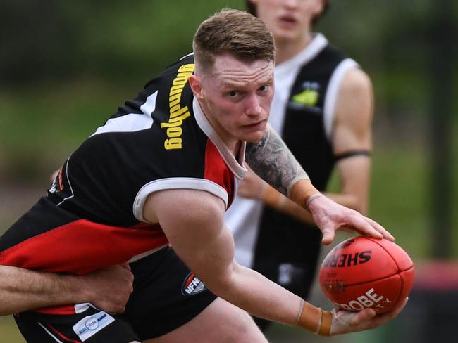 Josh Boulton in action for Watsonia. Picture: Nathan McNeil