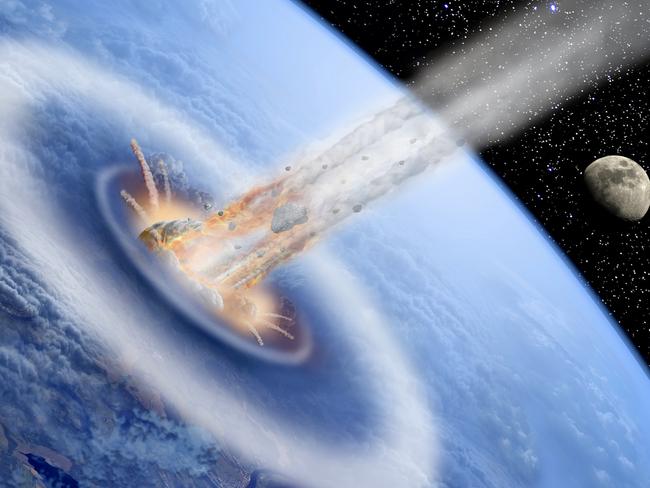 Asteroid impact on Earth stock