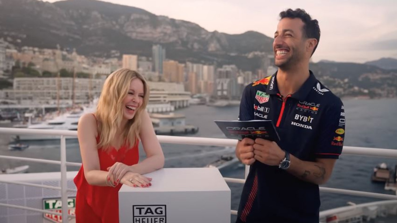 Daniel Ricciardo gets Kylie to Confide In Him.