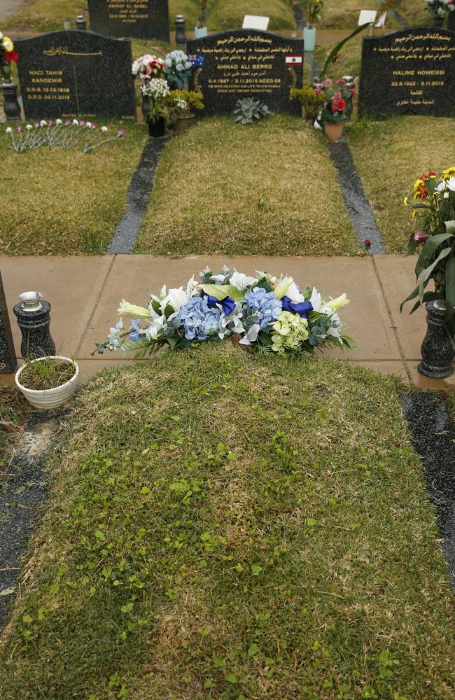 The unmarked grave in the Islamic section of Rookwood Cemetary believed to be where Farhad Jabar was buried.