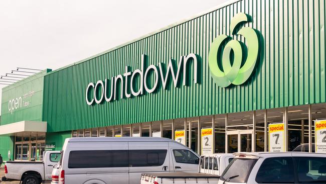 Woolworths rebranded all the Woolworths stores in New Zealand to Countdown, albeit with the familiar Woolworths logo. Picture: iStock.