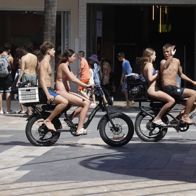 This follows a parliamentary inquiry which recommended e-bikes to be allowed on footpaths, which is currently only allowed for those under 16 Picture: Richard Dobson