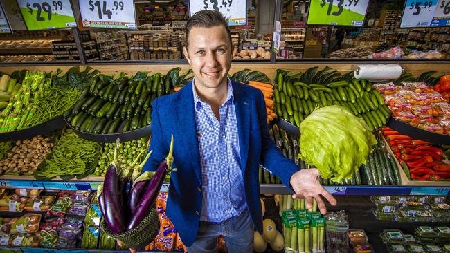 Tristan Harris of Harris Farm Markets. Picture: NIGEL HALLETT