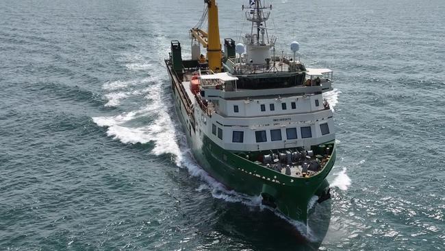 The Newcastle Bay II is set to arrive in Cairns in October, following successful sea trials in Indonesia which confirmed its readiness for service in Australia. Photo: Supplied