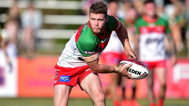 Wynnum Manly Seagulls captain and star playmaker Sam Scarlett. Picture: Alix Sweeney