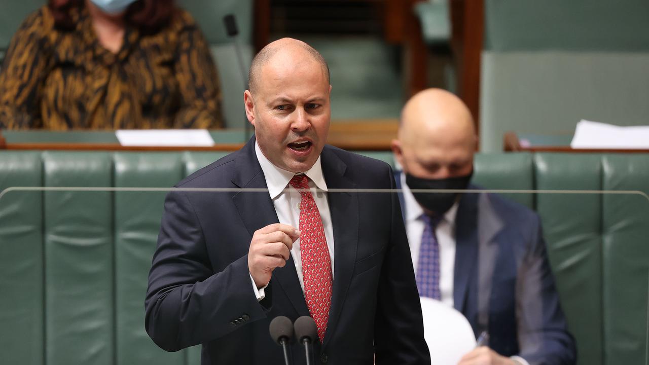 Josh Frydenberg has taken aim at Daniel Andrews once again. Picture: NCA NewsWire / Gary Ramage