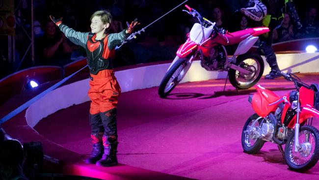 Hudson Lennon performing at Hudson’s Circus. Picture: Supplied.