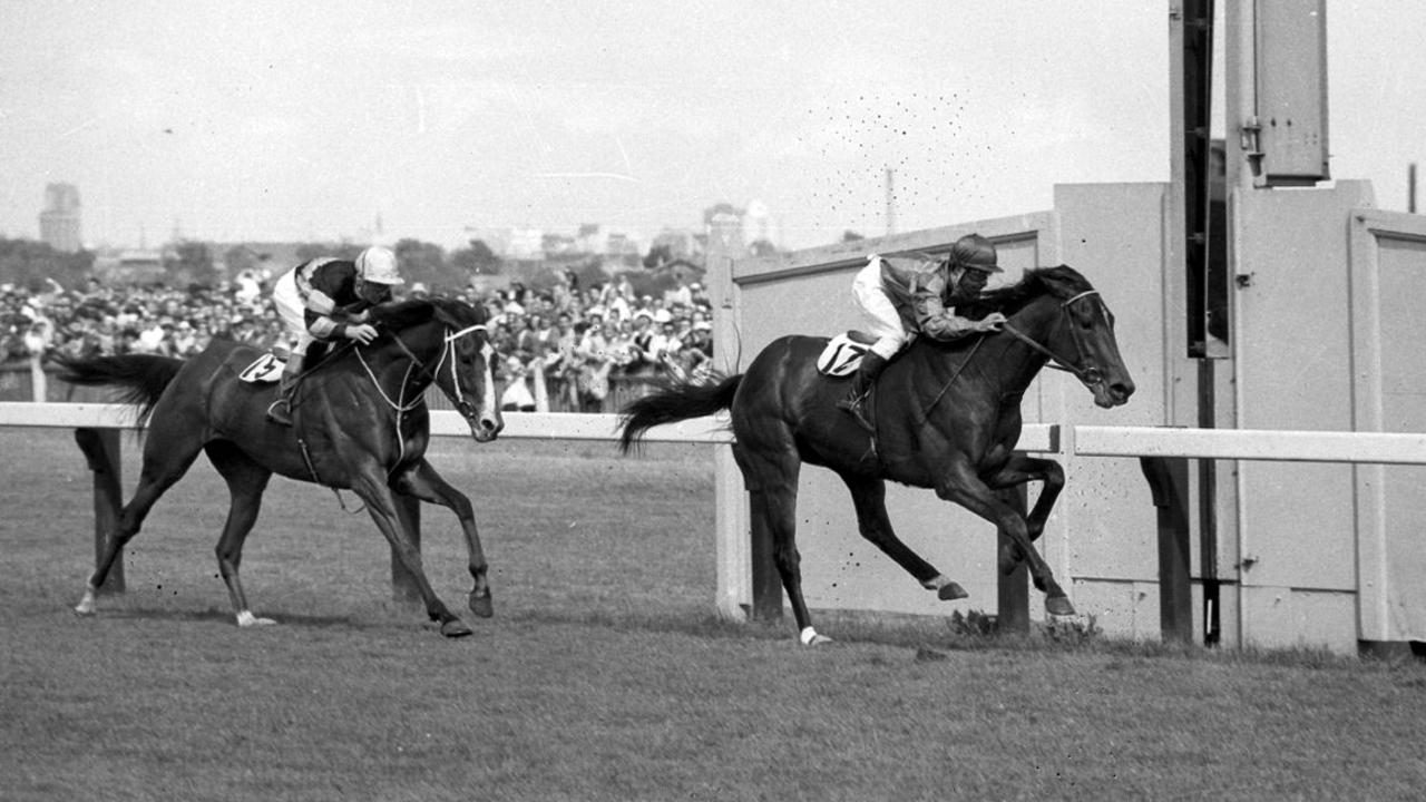 1961 Melbourne Cup. Lord Fury. HWT archival negative.