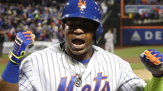 New York Mets' Yoenis Cespedes.