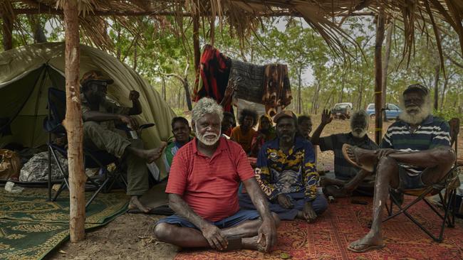 Guyula (centre) votes “according to conscience”. Picture: Rebecca Parker