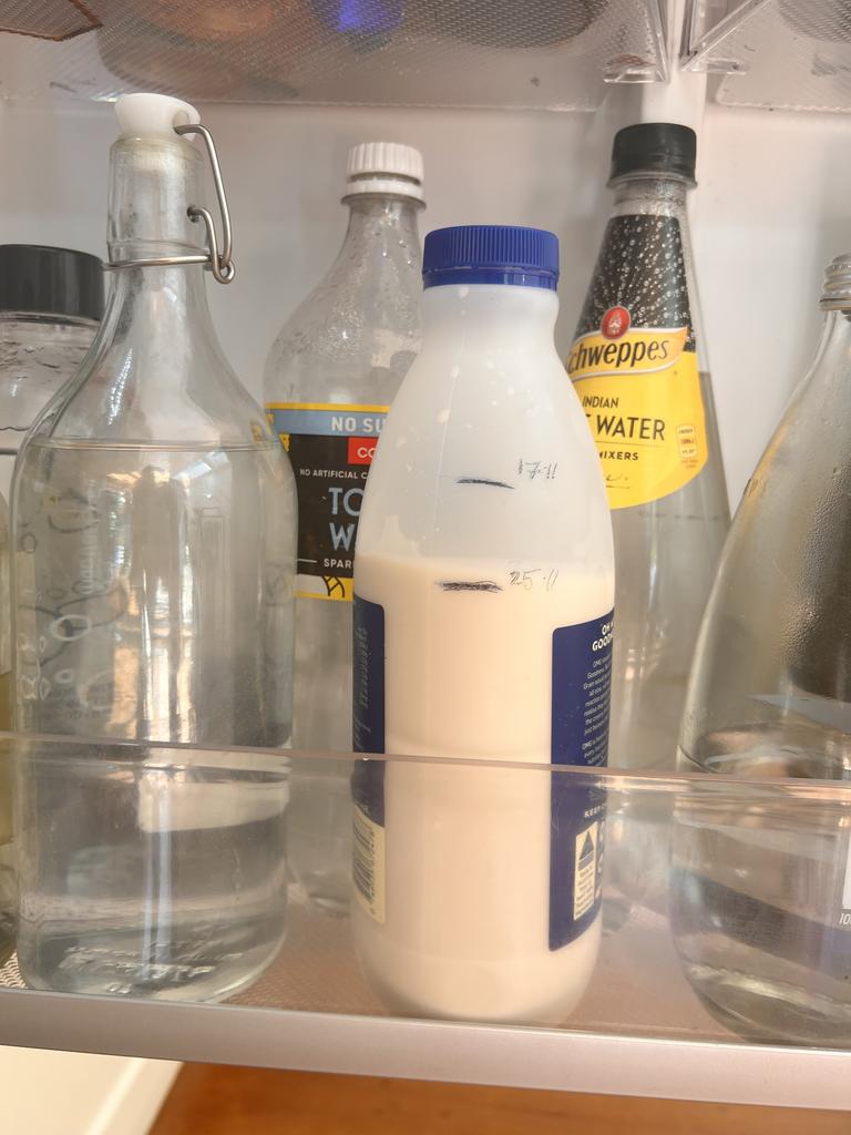 Rising costs have prompted housemates to go to extremes like measuring their milk. Picture: Supplied