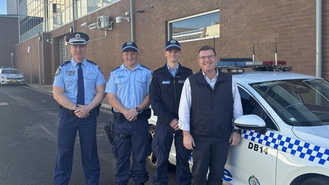 Dubbo MP Dugald Saunders welcomed the recruits to town. Photo: Tijana Birdjan