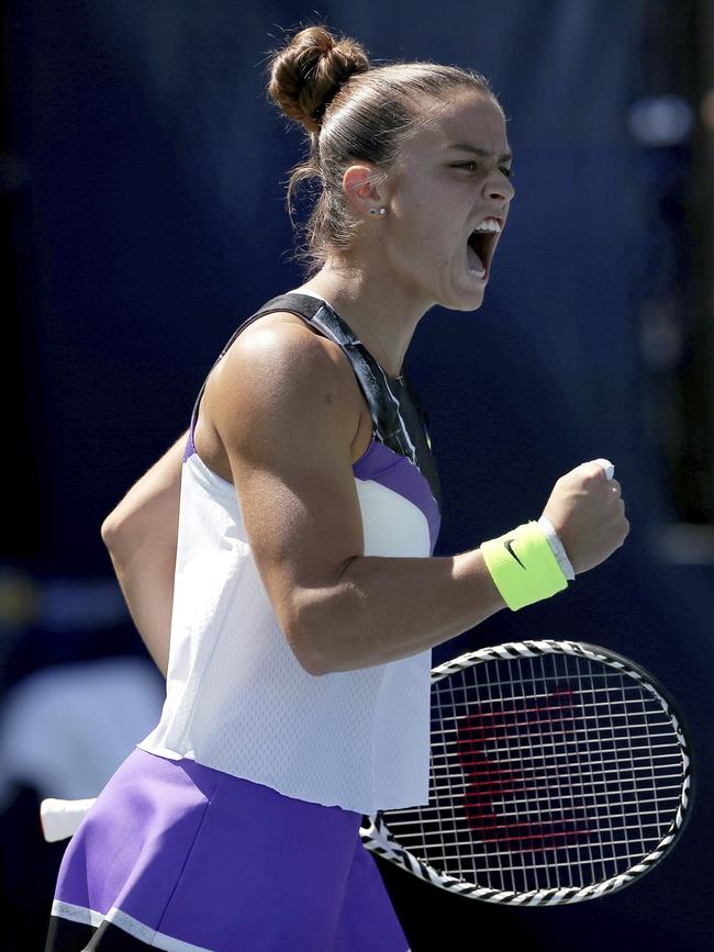 Maria Sakkari is Ash Barty’s third round opponent. Picture: AP