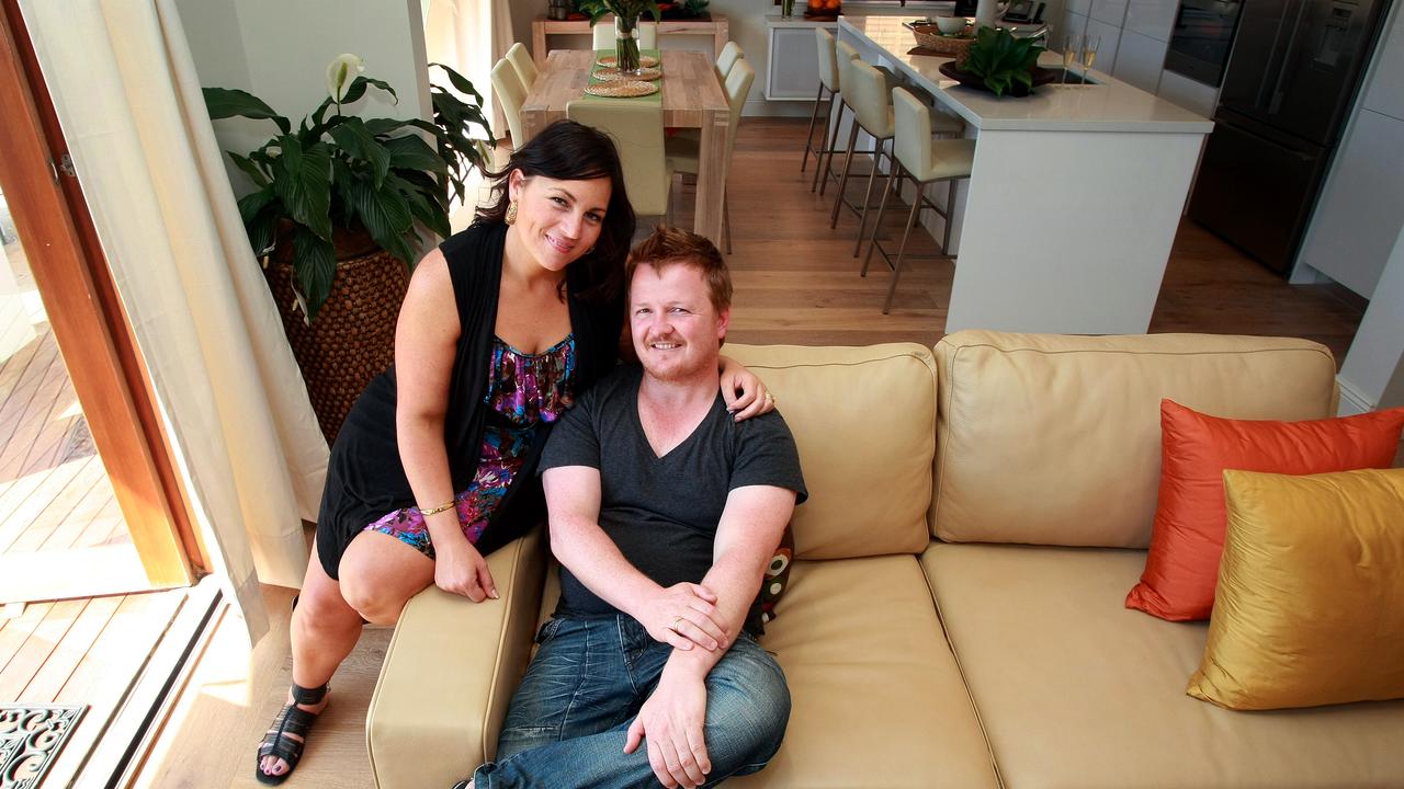 ‘The Block’ Season 3 winning couple John and Neisha Pitt at their apartment.