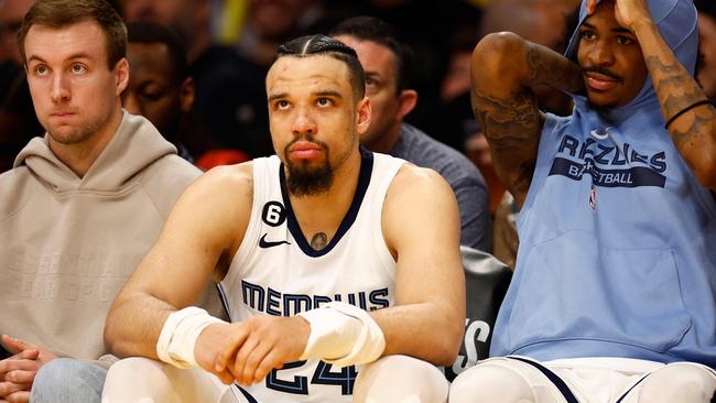 Dillon Brooks and Ja Morant are on holidays. Photo by RONALD MARTINEZ / GETTY IMAGES NORTH AMERICA / Getty Images via AFP.