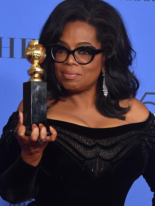 Oprah Winfrey is now being touted as the Democratic presidential candidate for 2020. Picture: AFP.