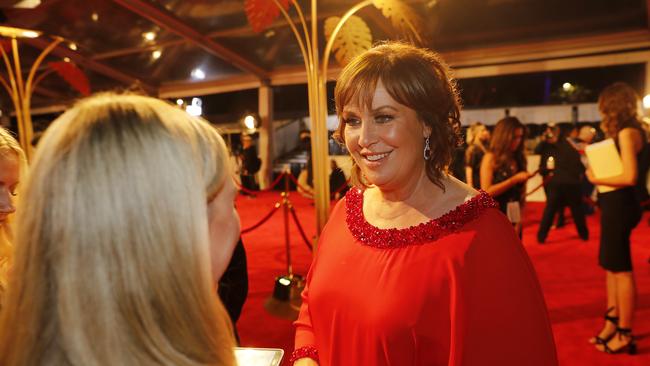 Tracey Grimshaw pictured at the 60th TV Week Logie Awards in 2018.