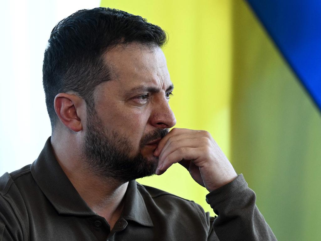 Ukraine President Volodymyr Zelensky at the G7 Leaders' Summit in Japan. Picture: Brendan SMIALOWSKI / AFP