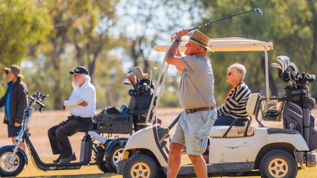 Golfers from across the country competed at the Outback Queensland Masters in St George on June 17 and 18, 2023. Picture: Supplied.