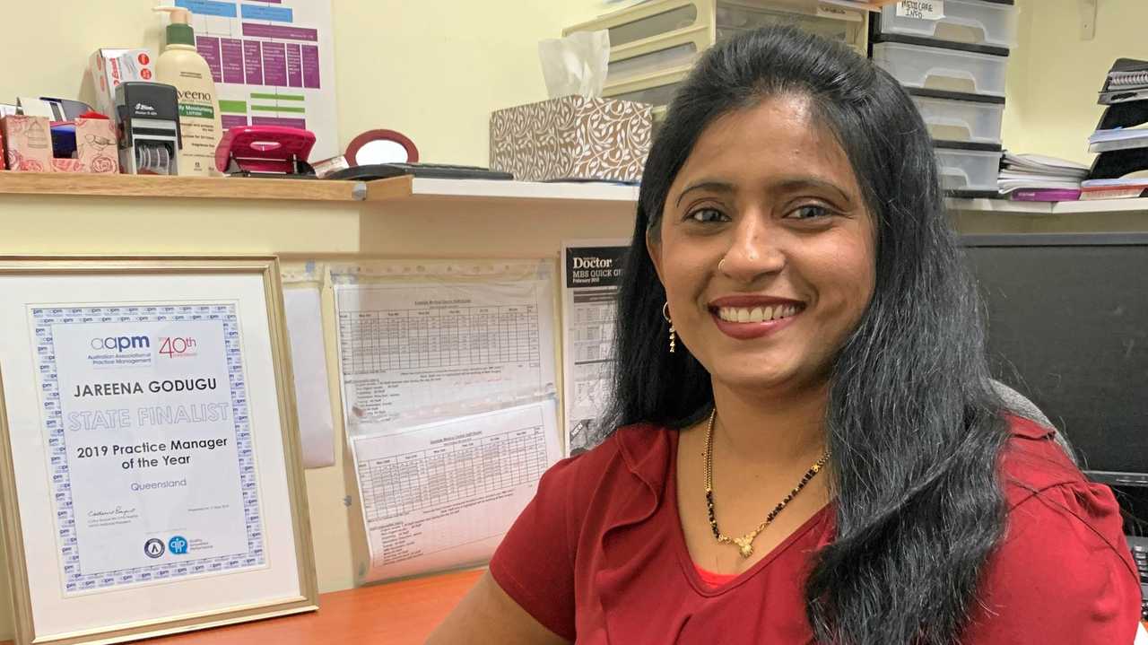 WINNING: East Side Medical Practice's Jareena Godugu has been announced as a top three finalist for the Australian Association of Practice Management Practice Manager of the Year award. Picture: Rhylea Millar