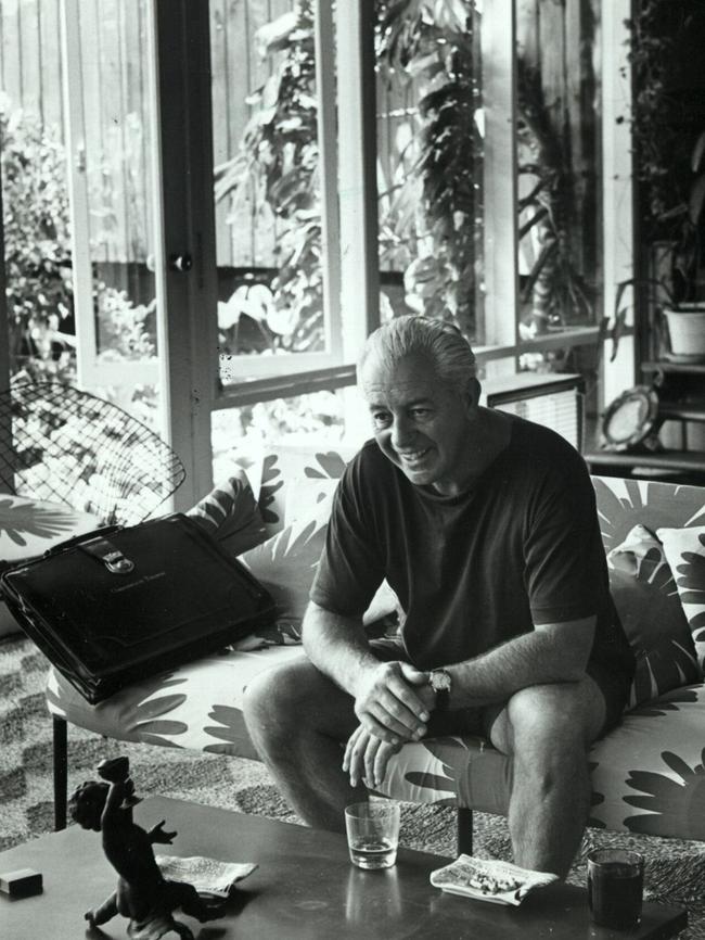 Harold Holt at his Portsea home, 1966.