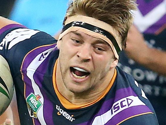 NRL . Melbourne Storm v Brisbane Broncos at AAMI Park.  Christian Welch     . Pic: Michael Klein