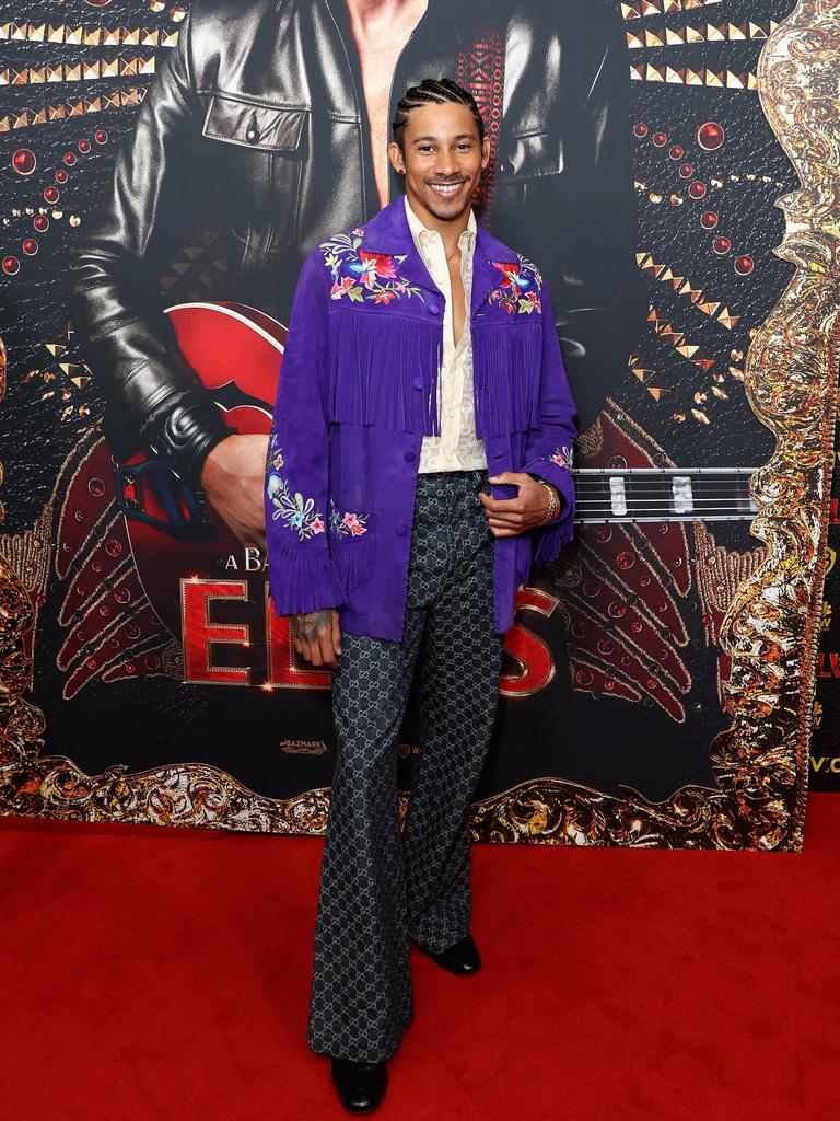 Keiynan Lonsdale attends the Sydney premiere of ELVIS at the State Theatre on June 05, 2022 in Sydney, Australia. (Photo by Brendon Thorne/Getty Images)