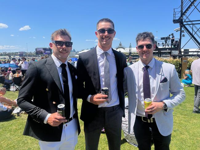 Darby McGuigan, Macauley Griffiths and Rohan Clampert