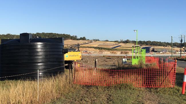 Redland Bay where more than 3000 houses will be built.